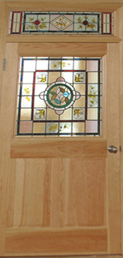 Nova Scotia stained glass door
